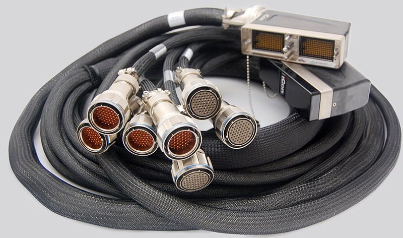 Custom complex cable harness