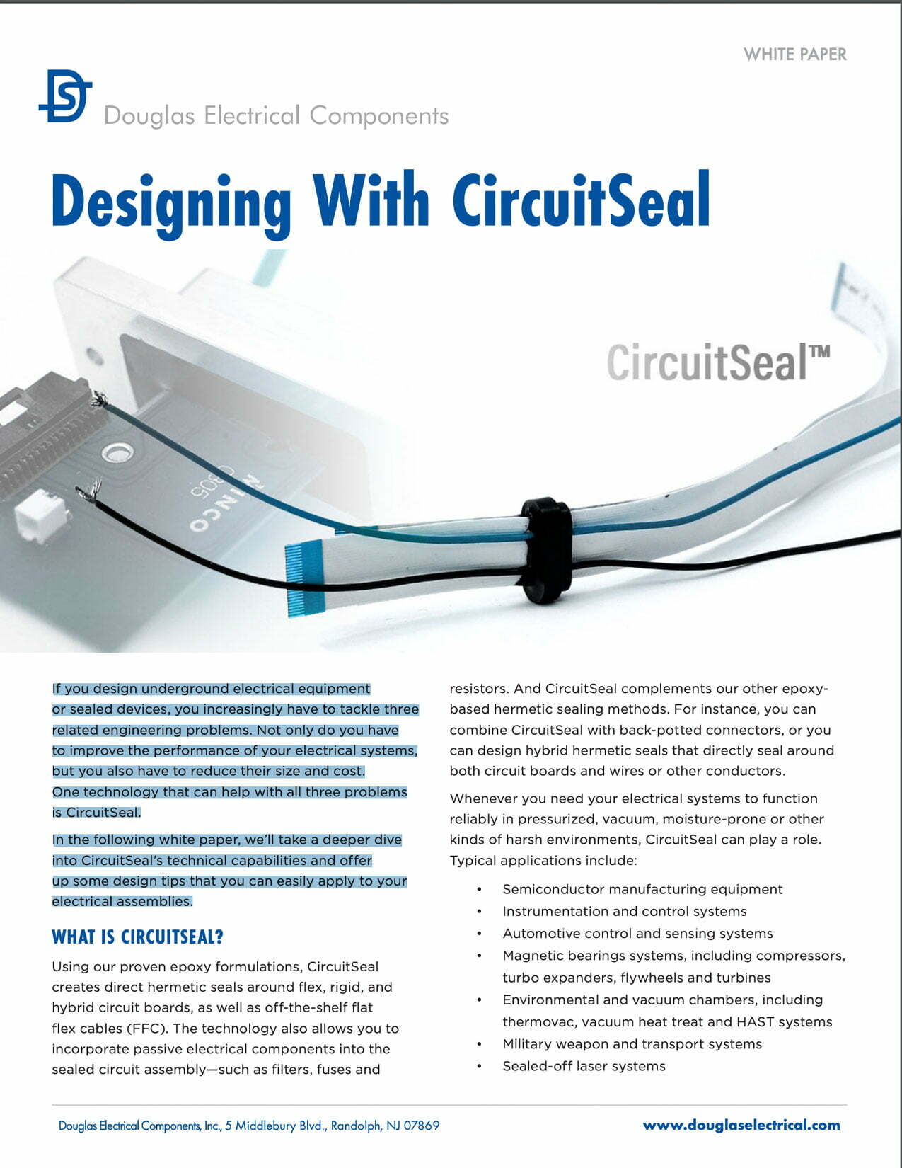 Designing with CircuitSeal whitepaper cover