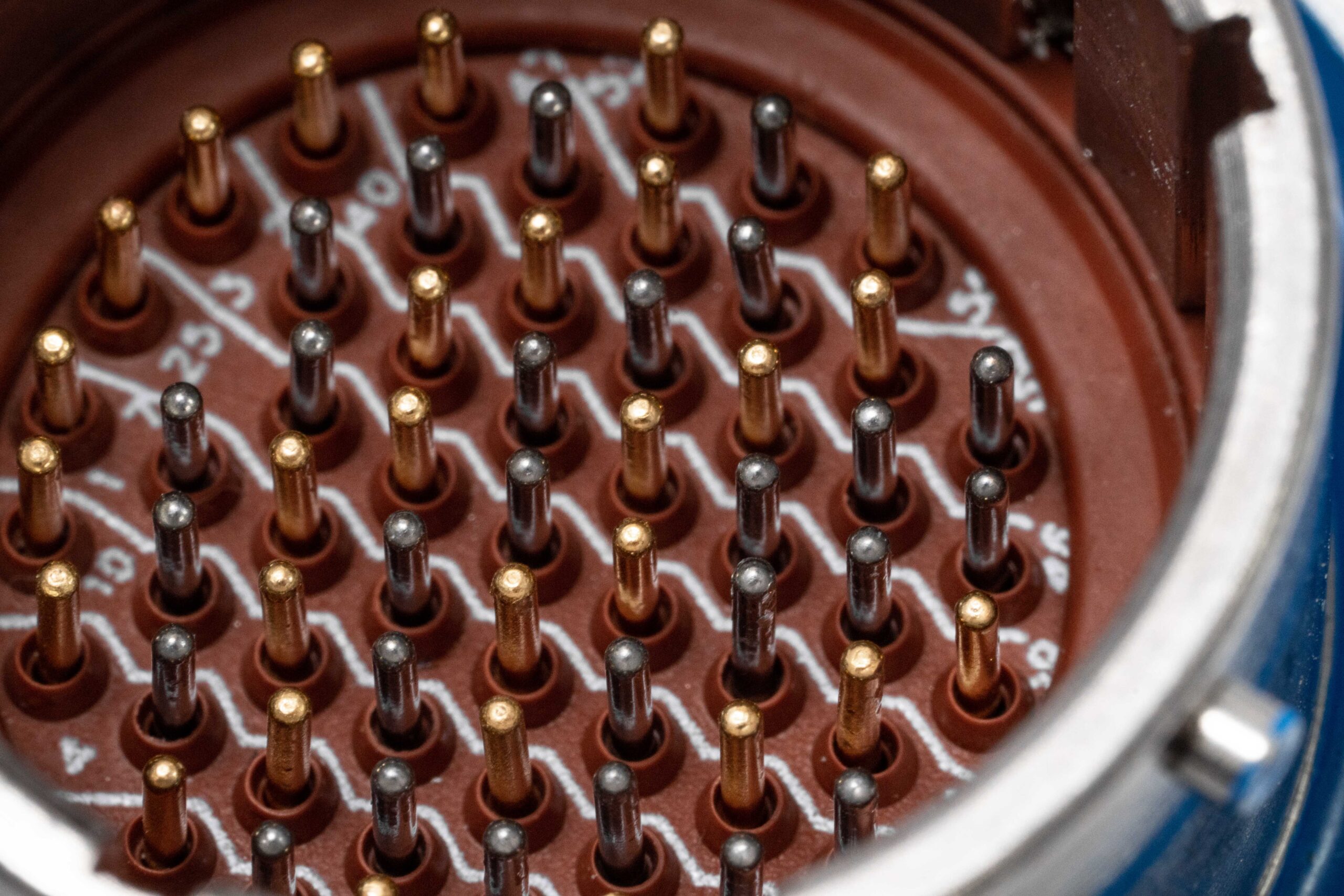 Close up hermetic thermocouple connector