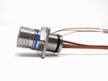 hermetic 38999 connector to wire assembly with O-ring seal