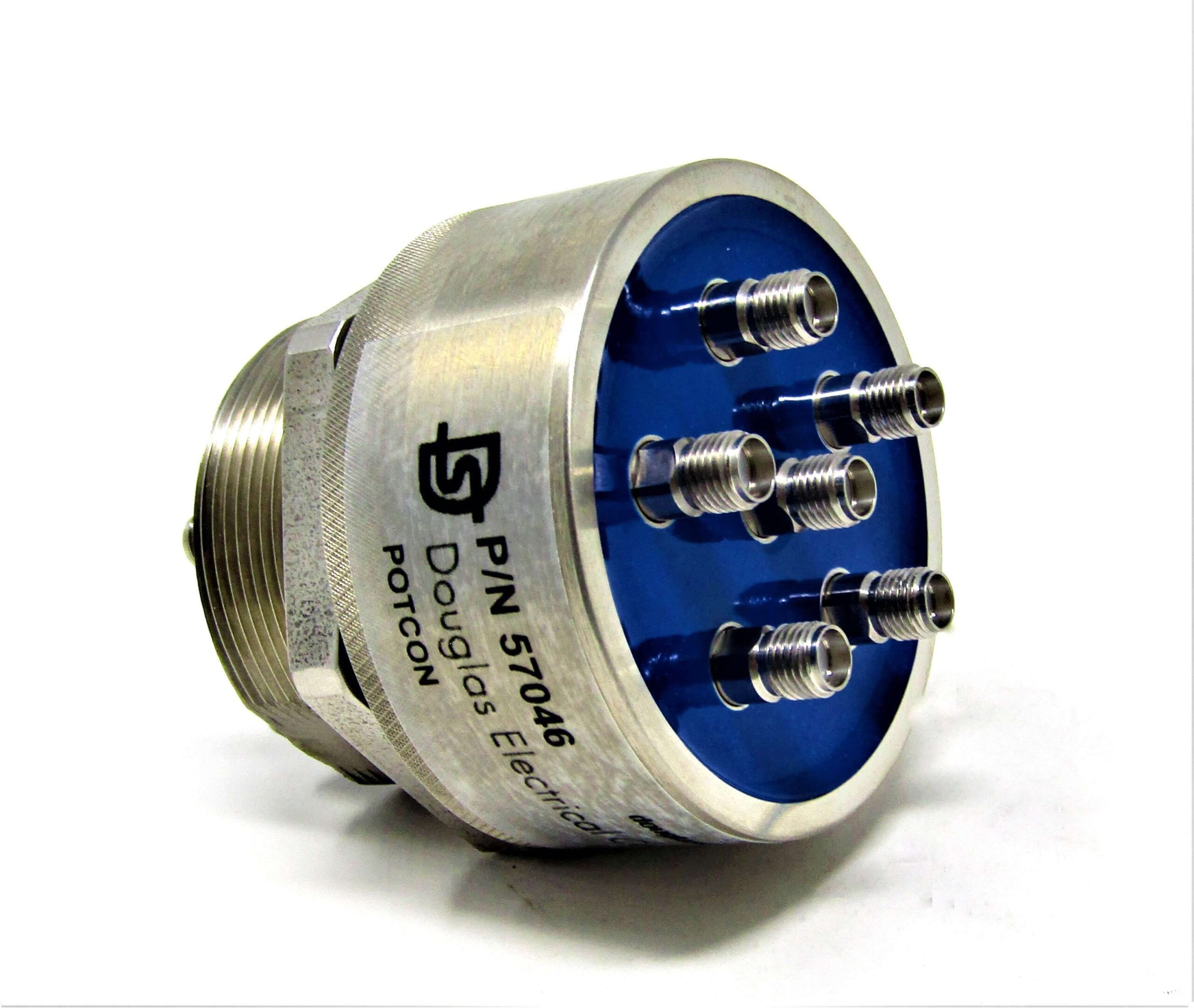 Ideal Vacuum  Ideal Vacuum Ethernet Feedthrough in an Stainless Steel  Housing with 1-14 UN x .95 Thread and Viton O-Ring