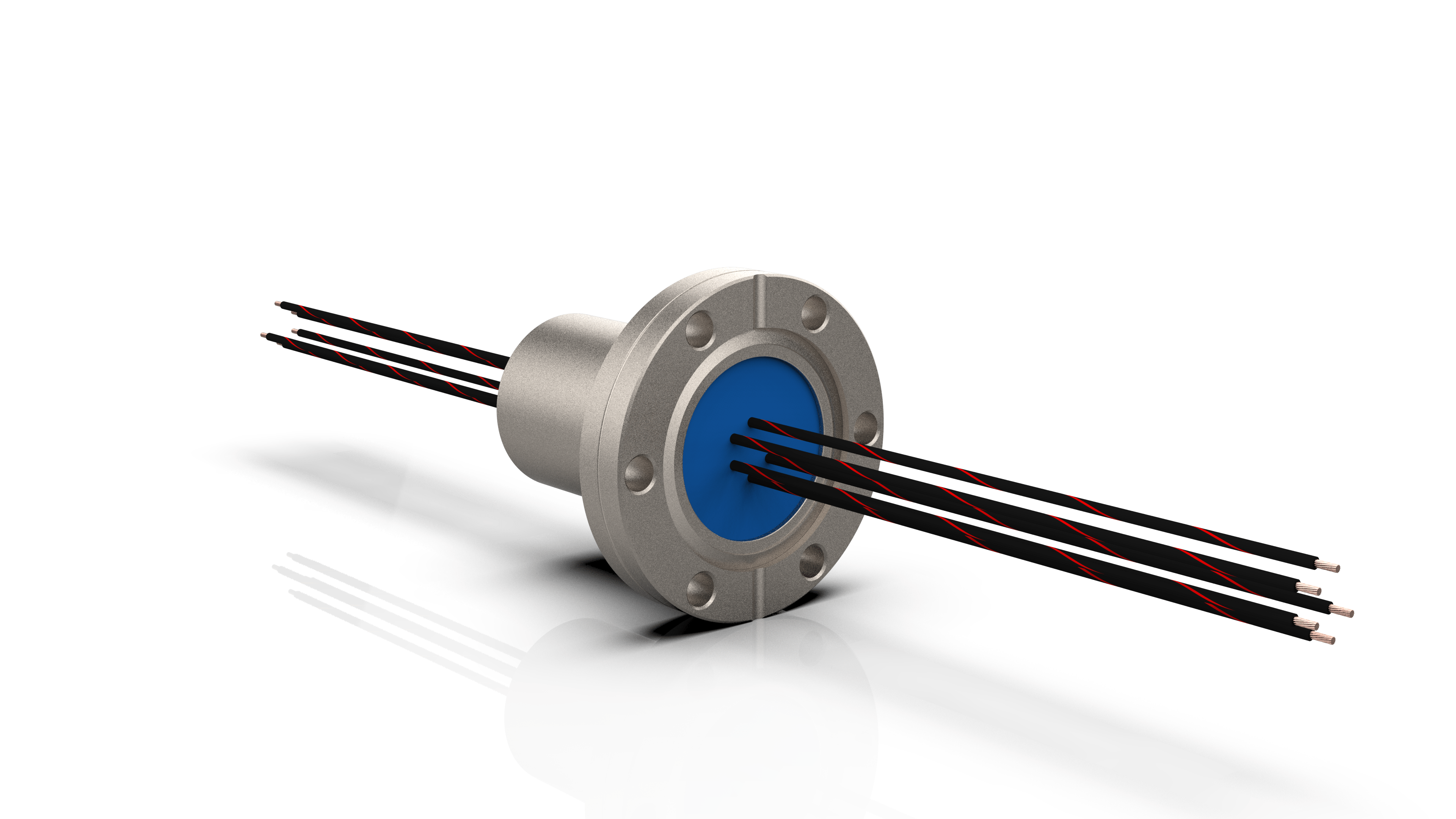 5 Conductor Conflat Hermetic Wire Feedthroughs