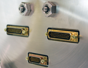 Portplate signal, high frequency, d-sub, thermocouple8